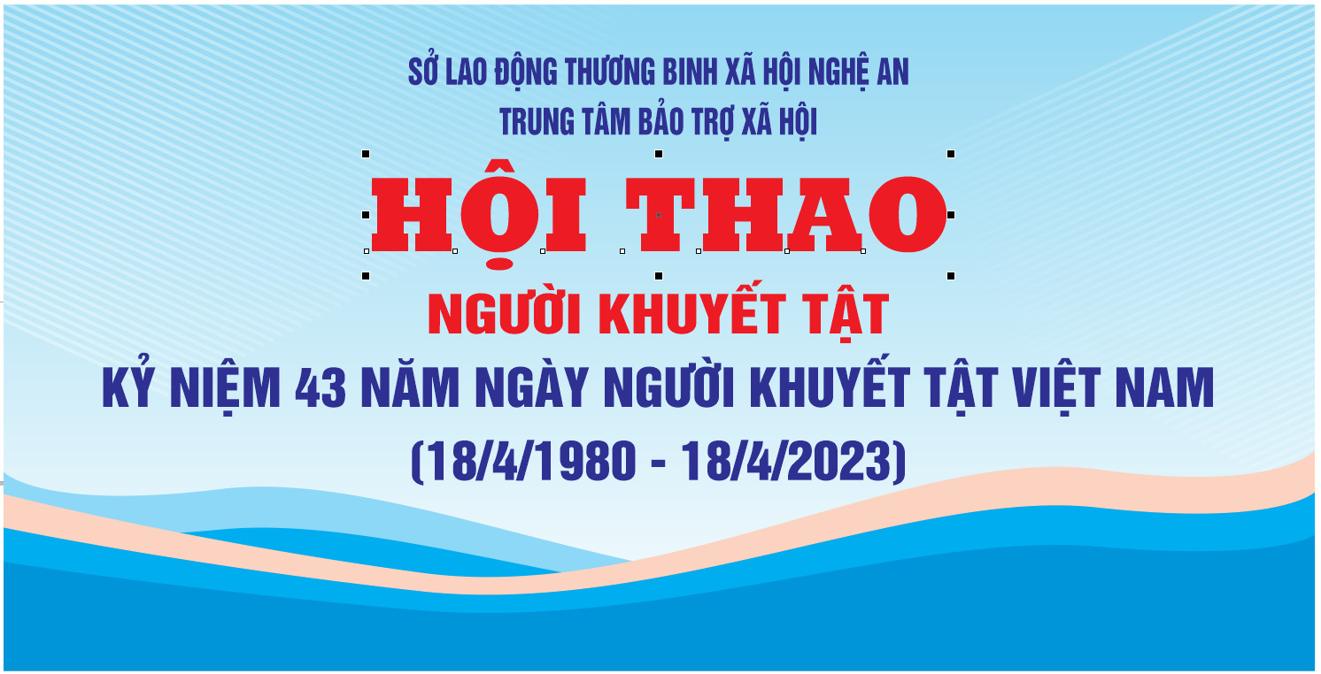 Trung tâm Bảo trợ xã hội Nghệ An tổ chức hội thao cho người khuyết tật